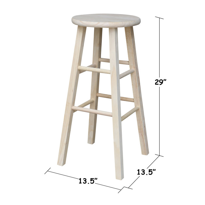 Mistana™ Lynn Solid Wood Counter & Bar Stool & Reviews Wayfair